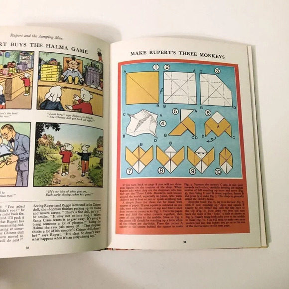 1976 Rupert The Daily Express Annual Beaverbrook Newspapers Ltd Book - Picture 13 of 16